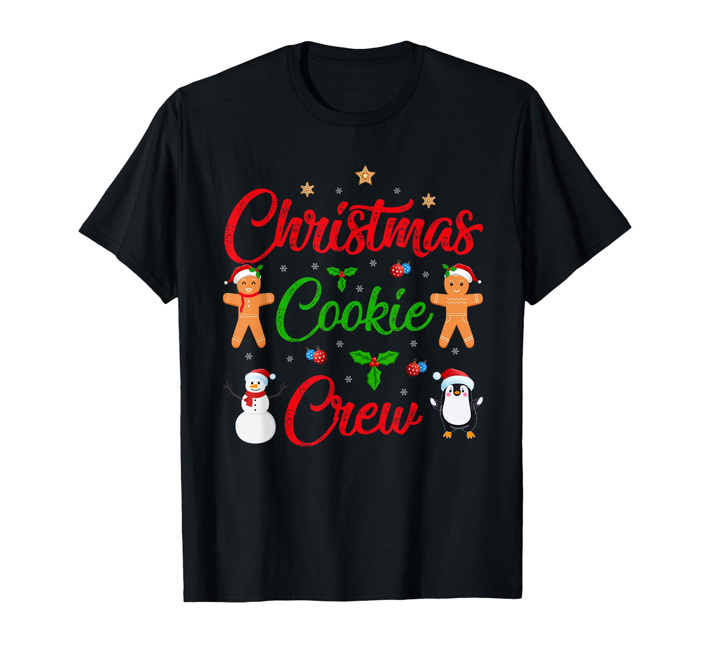 Christmas Cookie Crew Family Baking Team Baker Holiday Xmas T-Shirt
