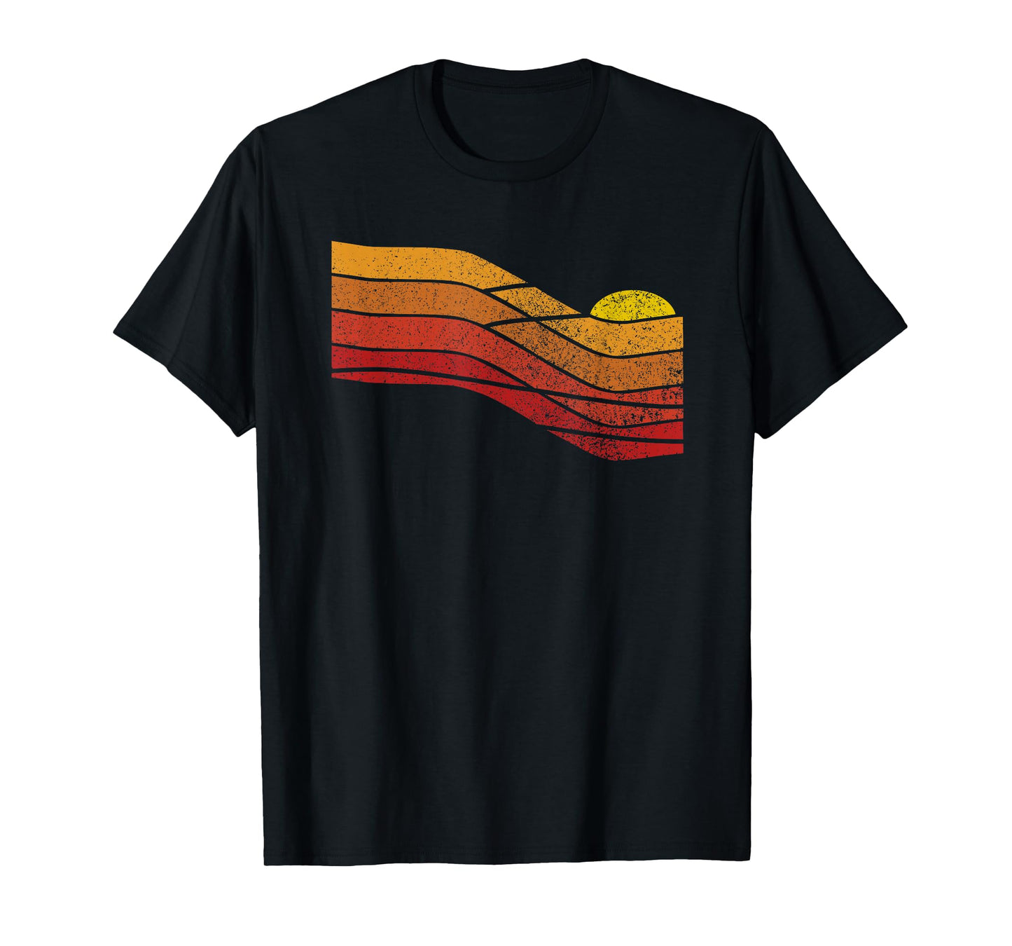 Retro Vintage 70s Retro Sunset T-Shirt