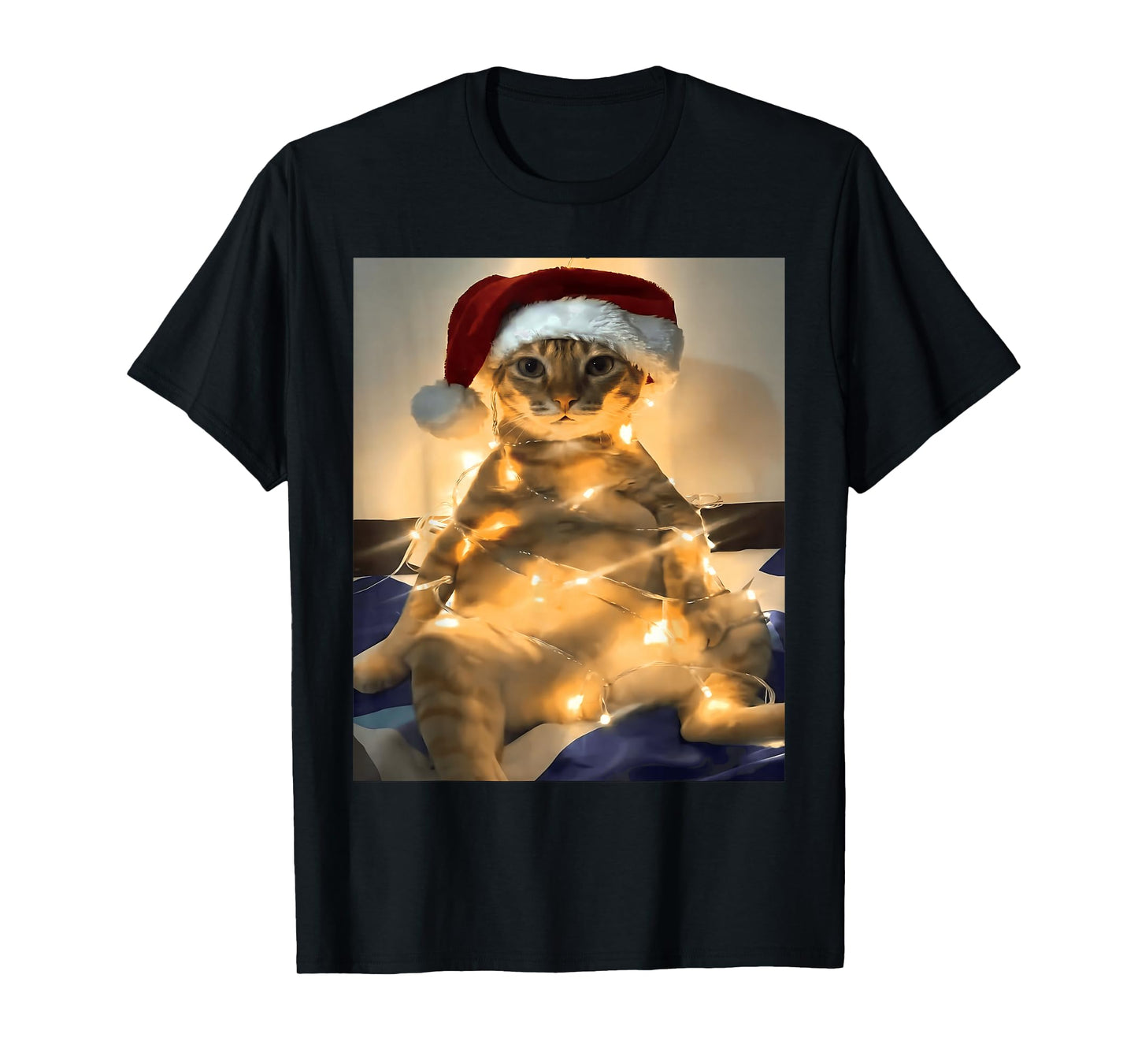 Ugly Christmas Tee Funny Cat Meme Women Men Kids Cat Lovers T-Shirt