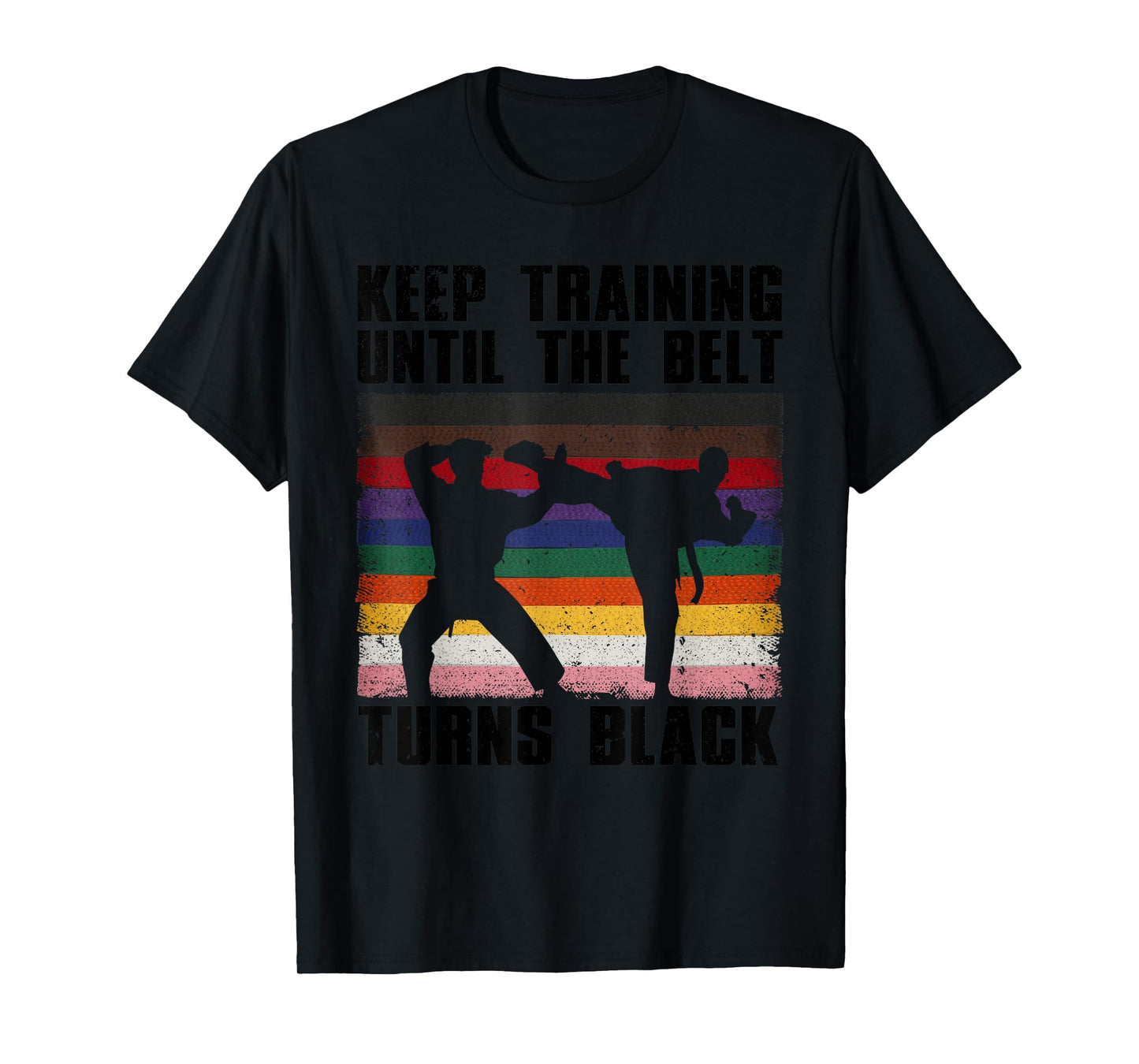 Cool Karate Art For Men Women Martial Art Karate Black Belt T-Shirt