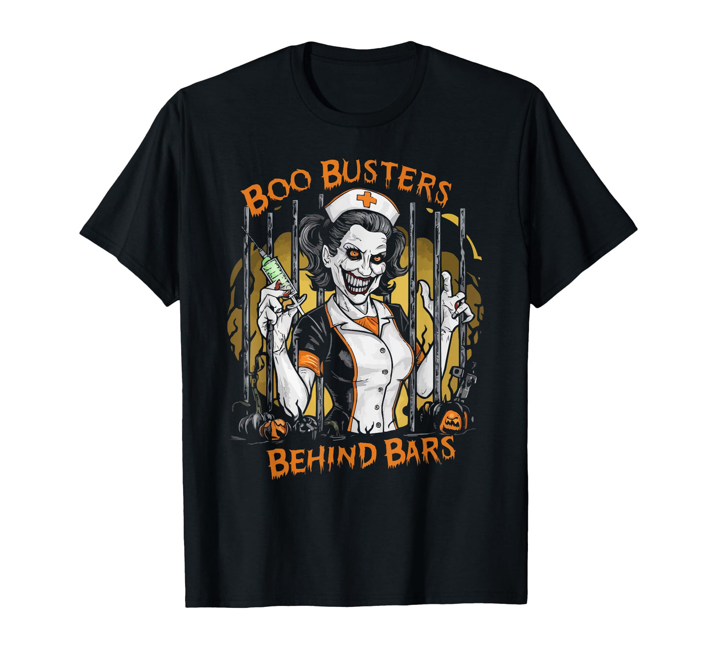 Correctional Nurse Halloween Spooky Nursing Trick Or Treat T-Shirt