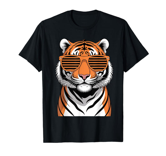 Cool Tiger Costume for Men Women Kids Pattern Tiger Lover T-Shirt