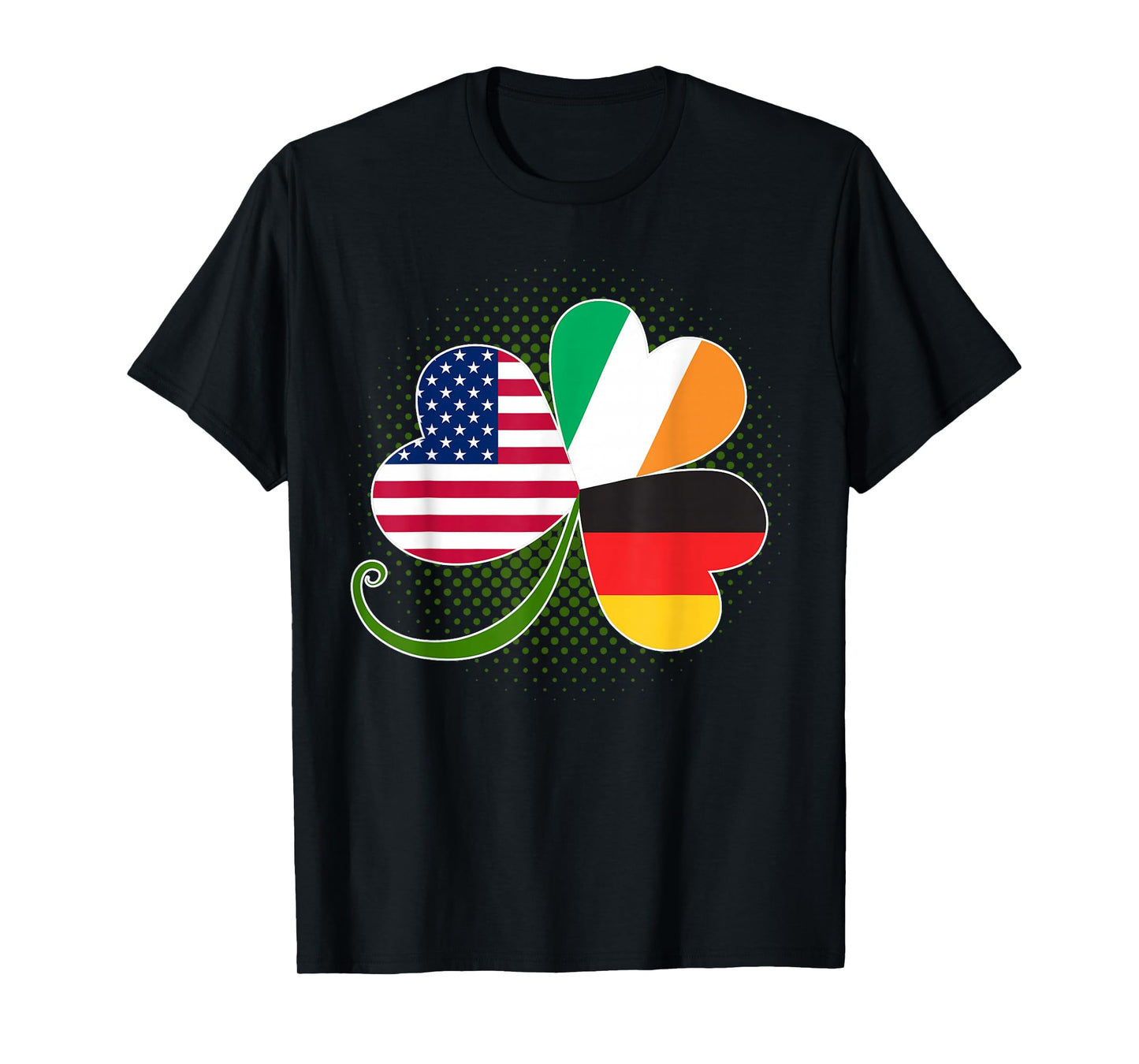 American German and Irish Roots DNA T-Shirt