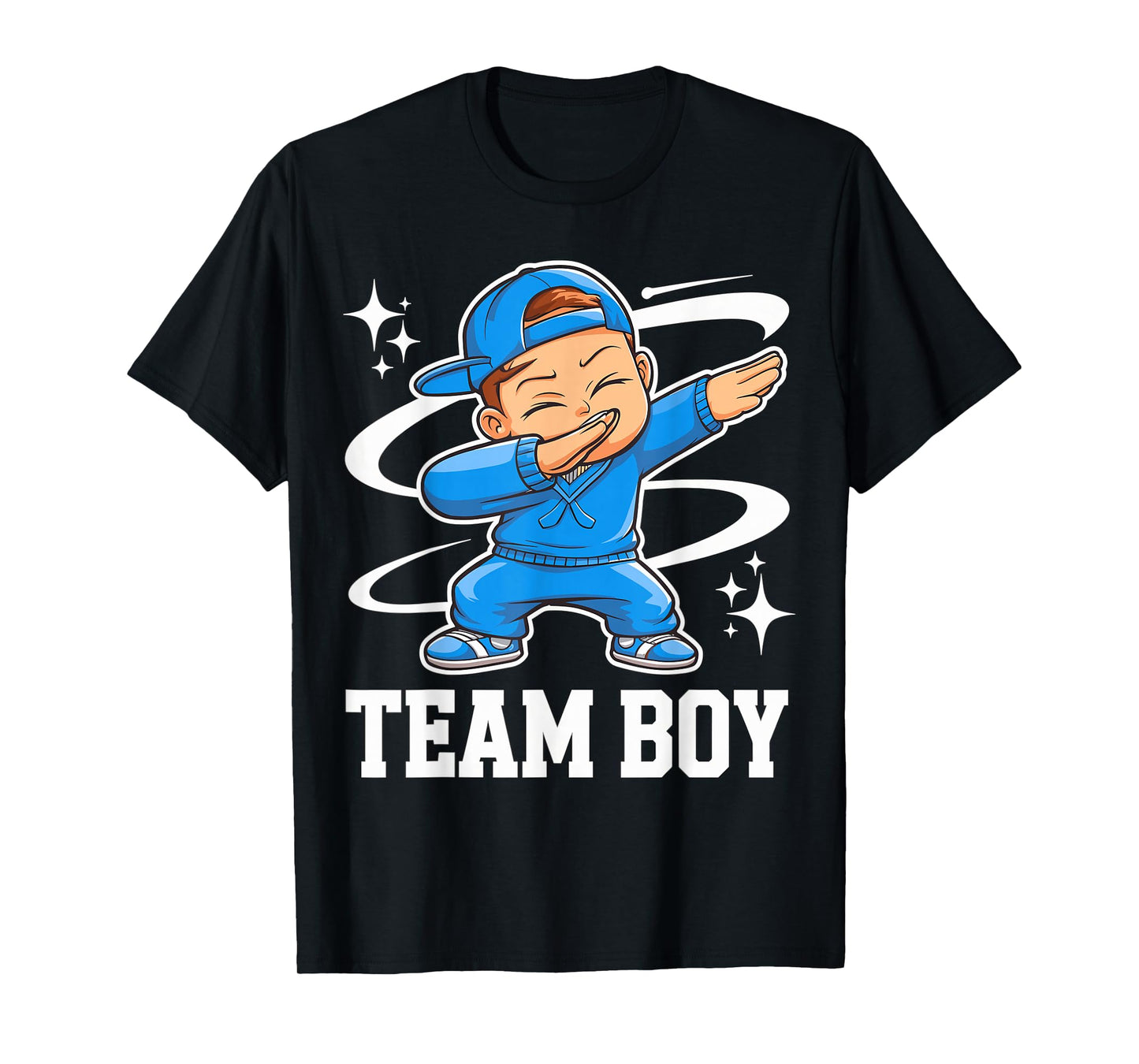 Team Boy Gender Reveal Party Baby Announcement T-Shirt