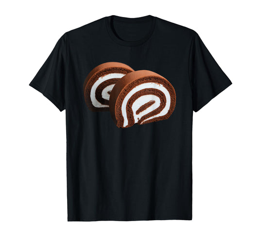 Chocolate Swiss Roll Cake T-Shirt