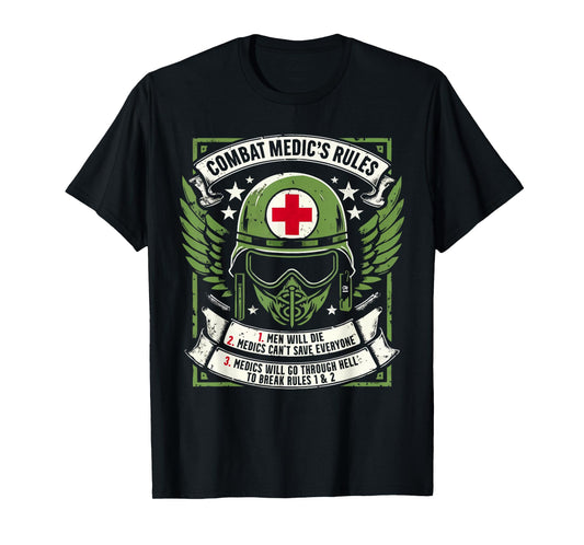 Combat Medic First Aid Field Medic Military T-Shirt