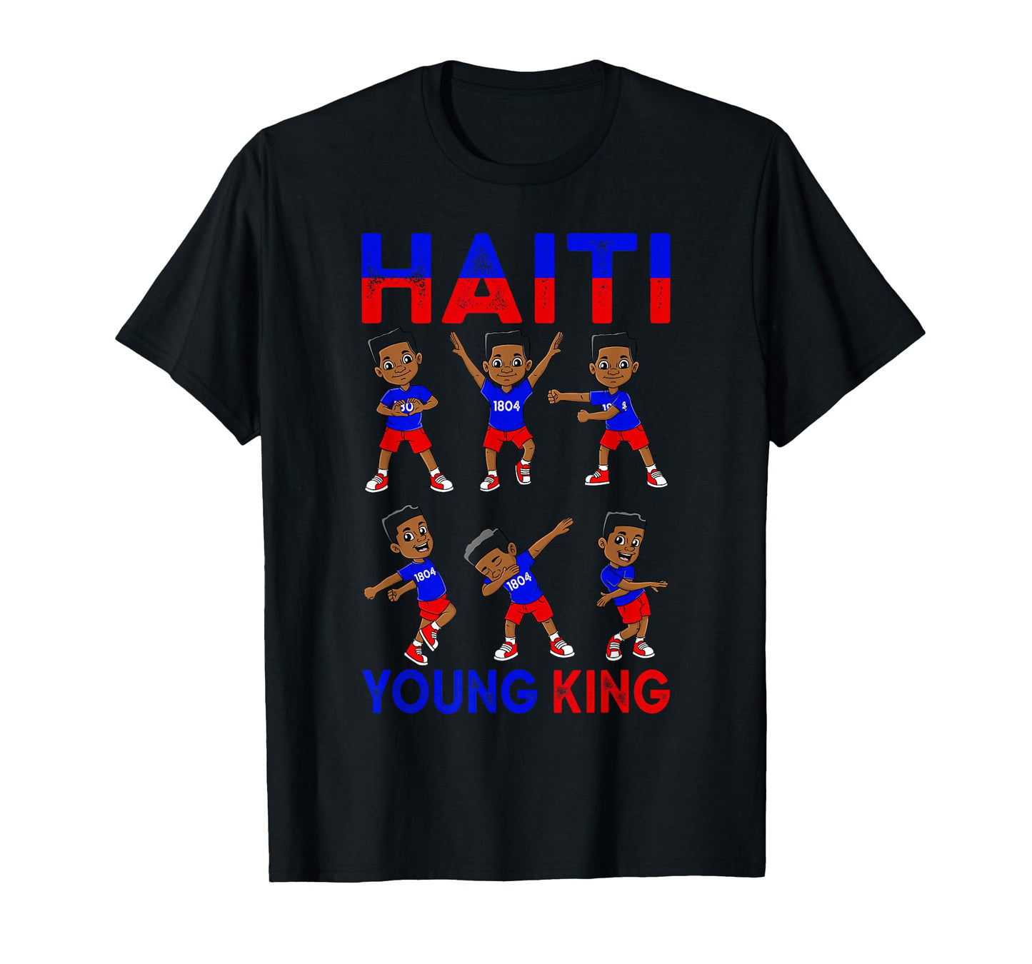 Haiti Boys Kids Haitian Prince Haiti Young King 1804 T-Shirt