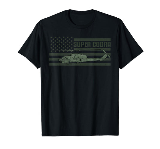 AH-1 Cobra US Military Helicopter T-Shirt
