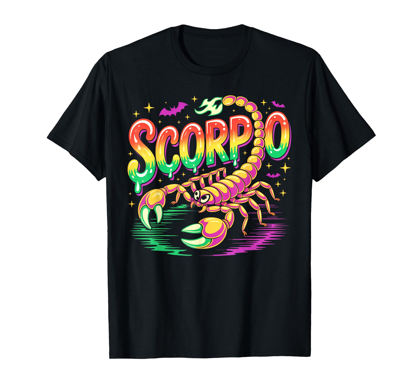 Scorpio Girl Zodiac Symbol Woman Birthday Halloween novembre T-Shirt