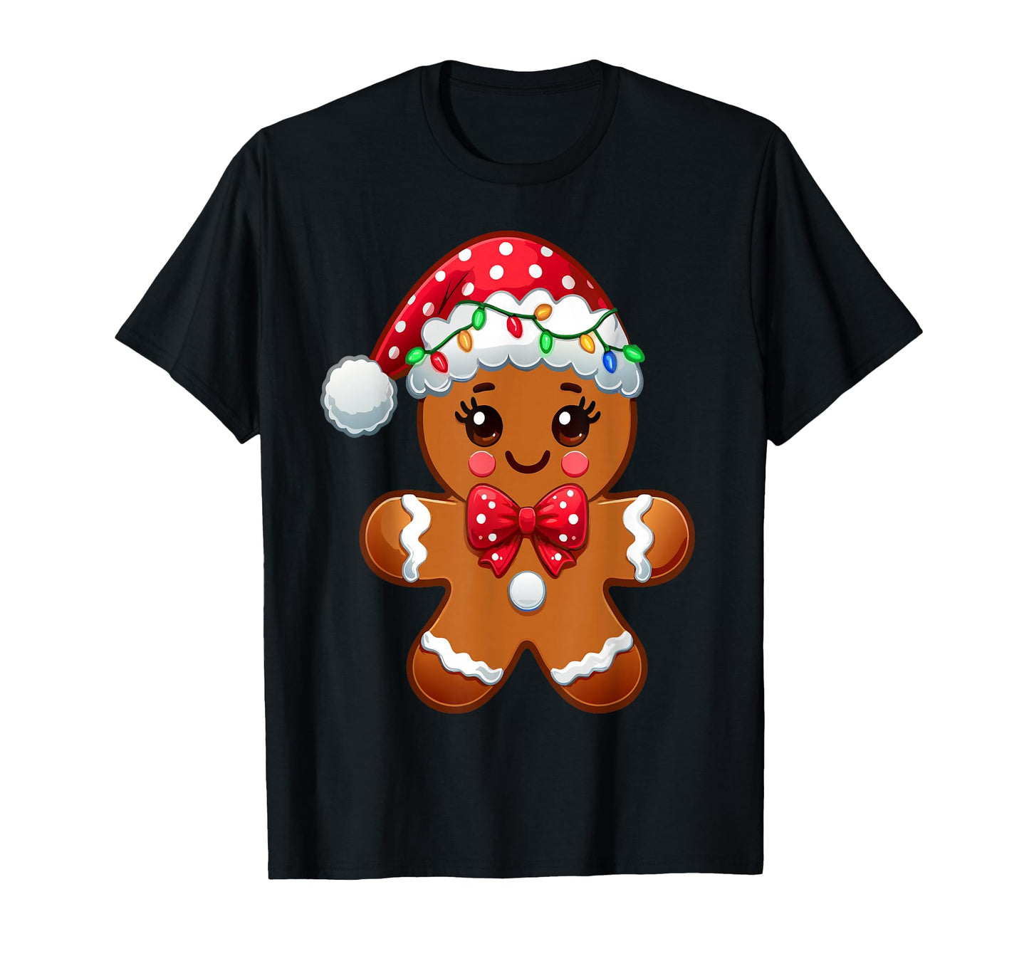Christmas Holiday Cute Gingerbread Man Baking Lover T-Shirt