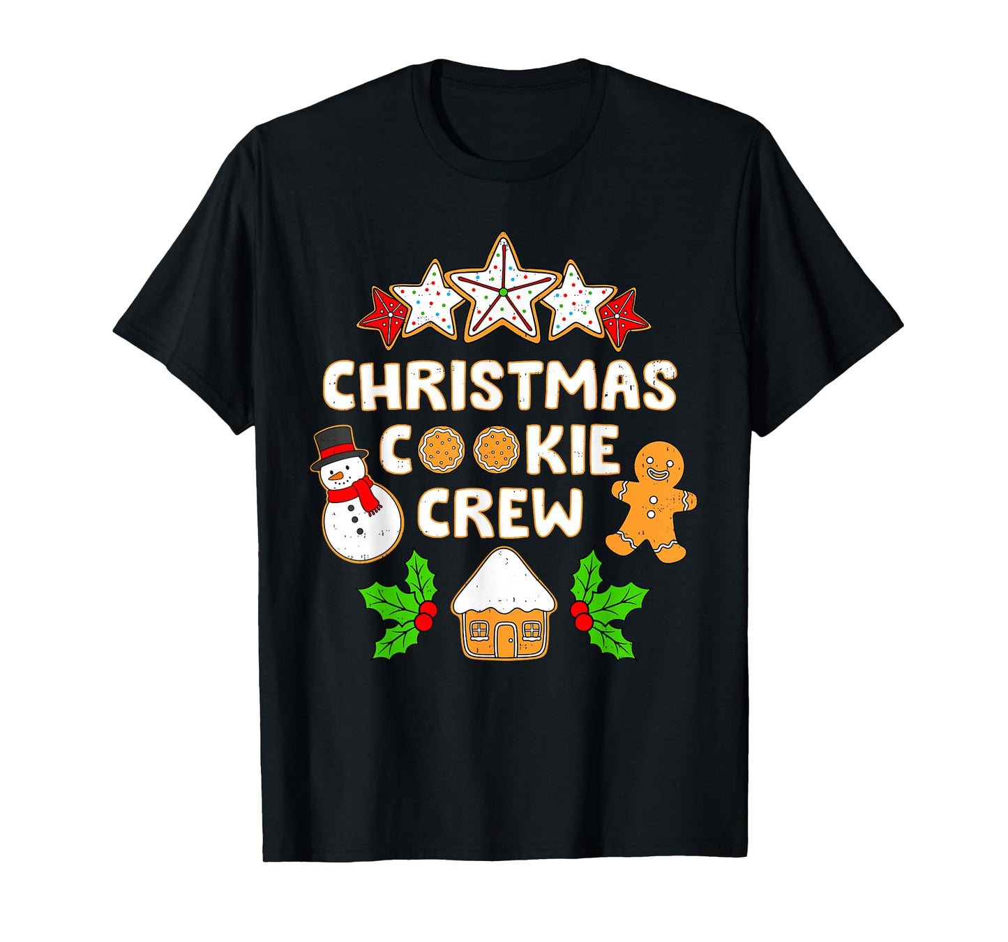 Christmas Cookie Crew Gingerbread Holiday Baking Matching T-Shirt
