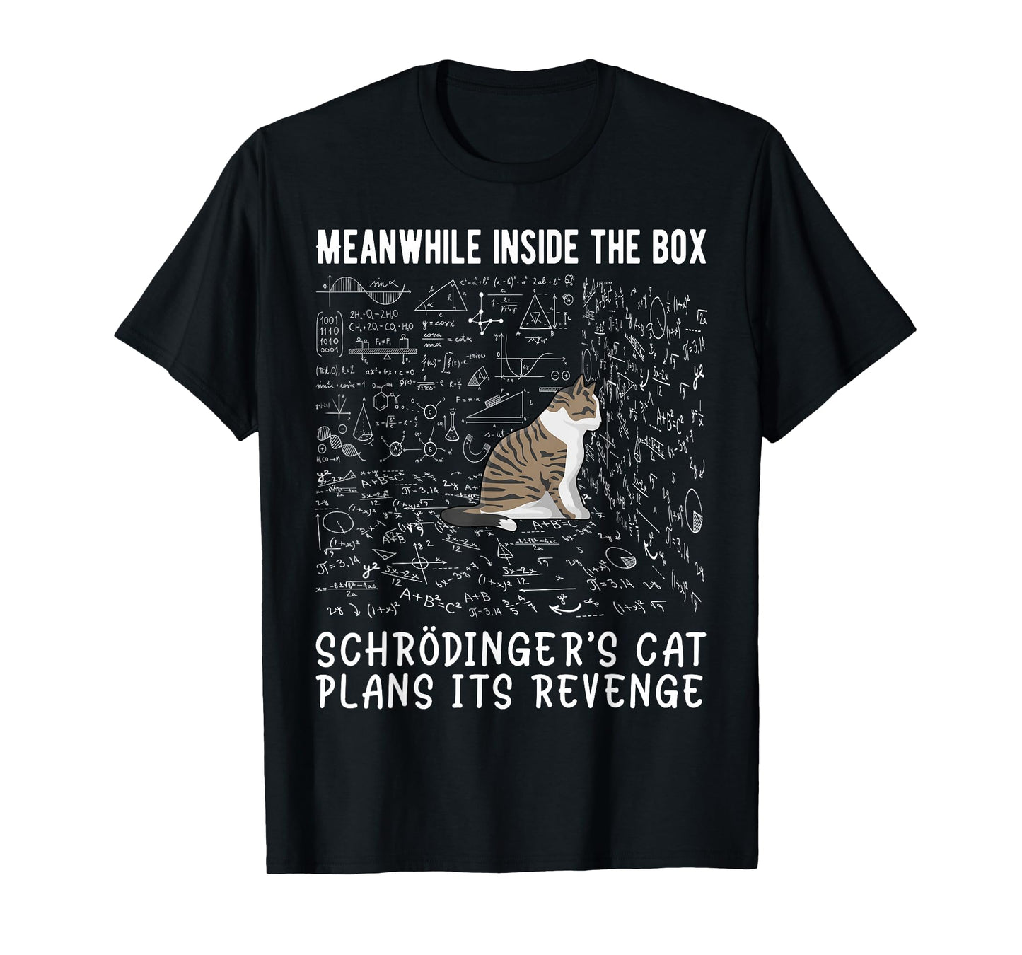 Meanwhile Inside The Box Schrödingers cat Plans its Revenge T-Shirt