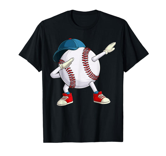 Dabbing Dab Dance Baseball Graphic Boys Girls Women Men T-Shirt