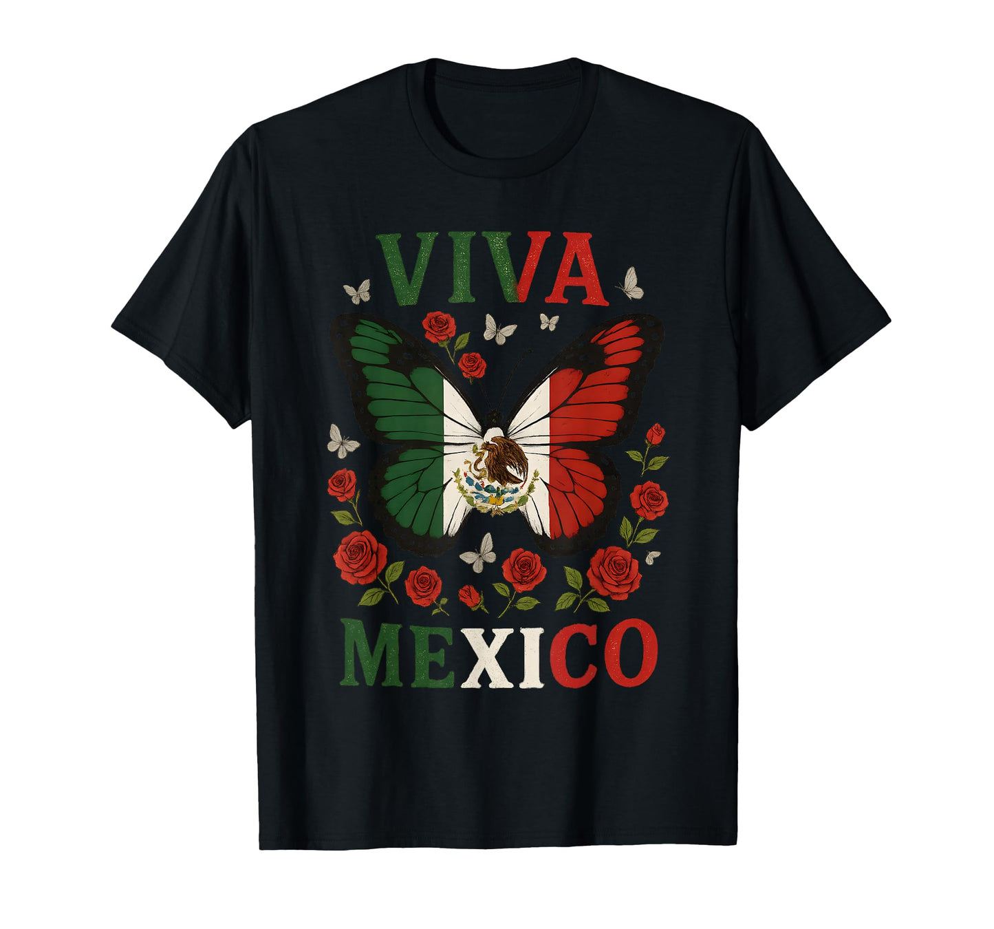 Viva Mexico Butterfly T-Shirt
