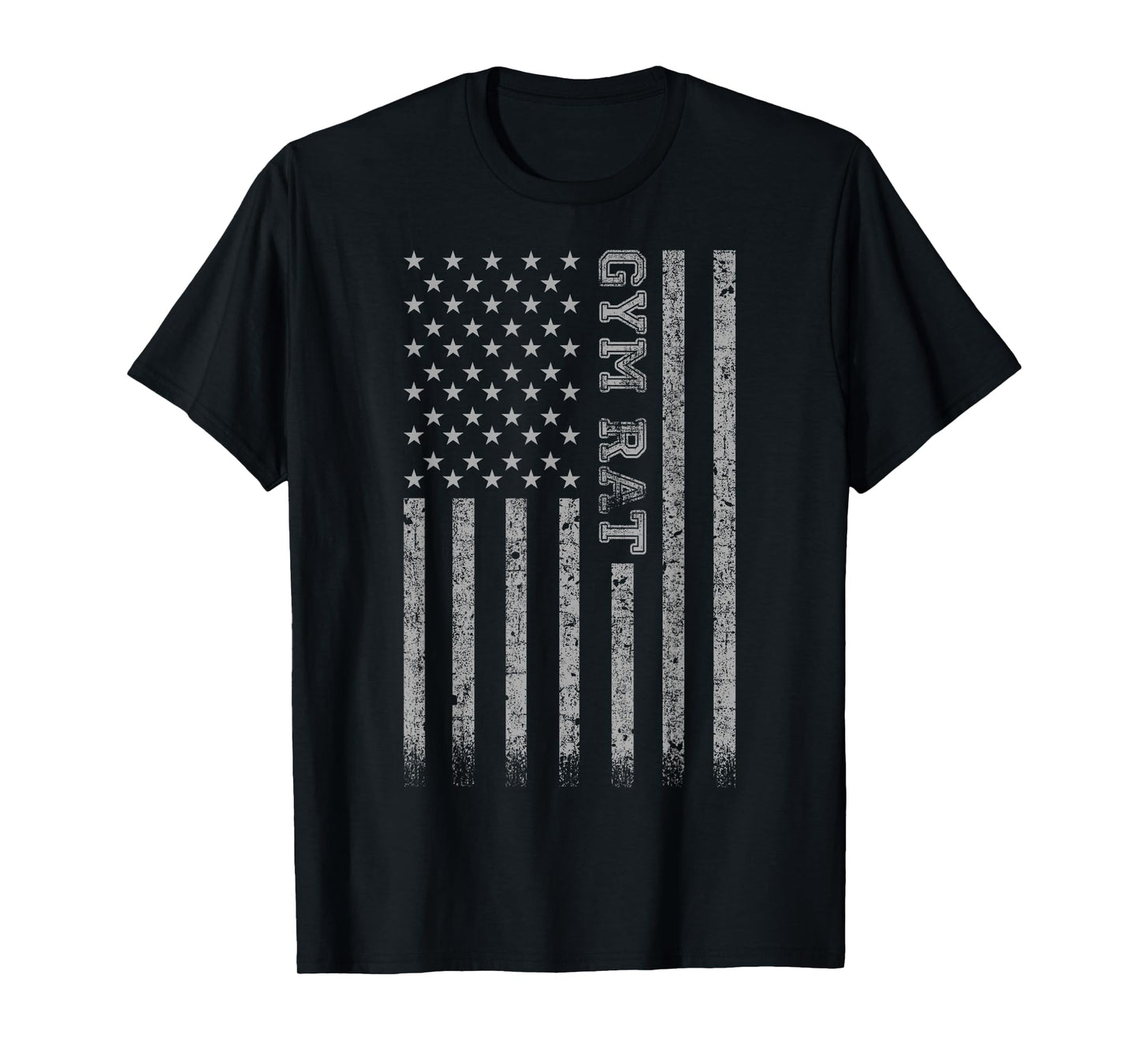 Gym Rat American Flag T-Shirt