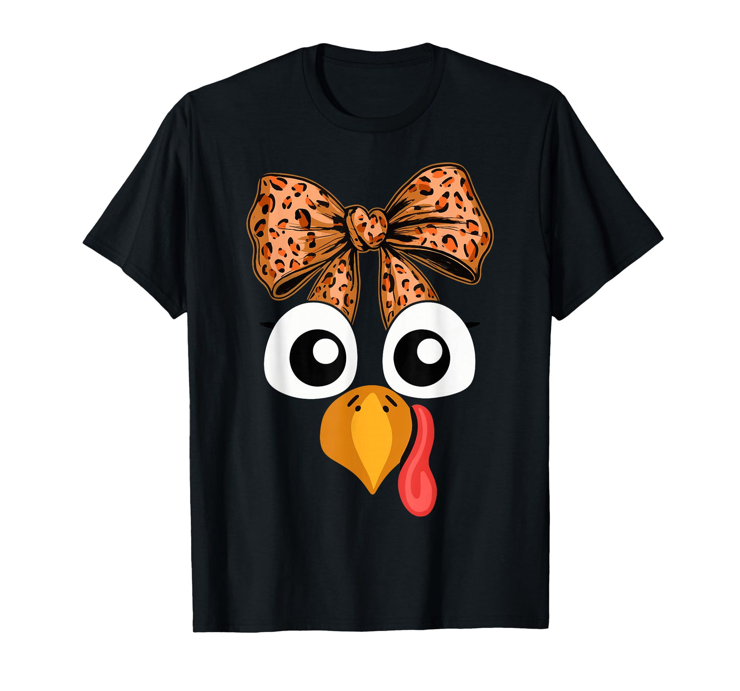 Chicken Face Turkey Thanksgiving T-Shirt