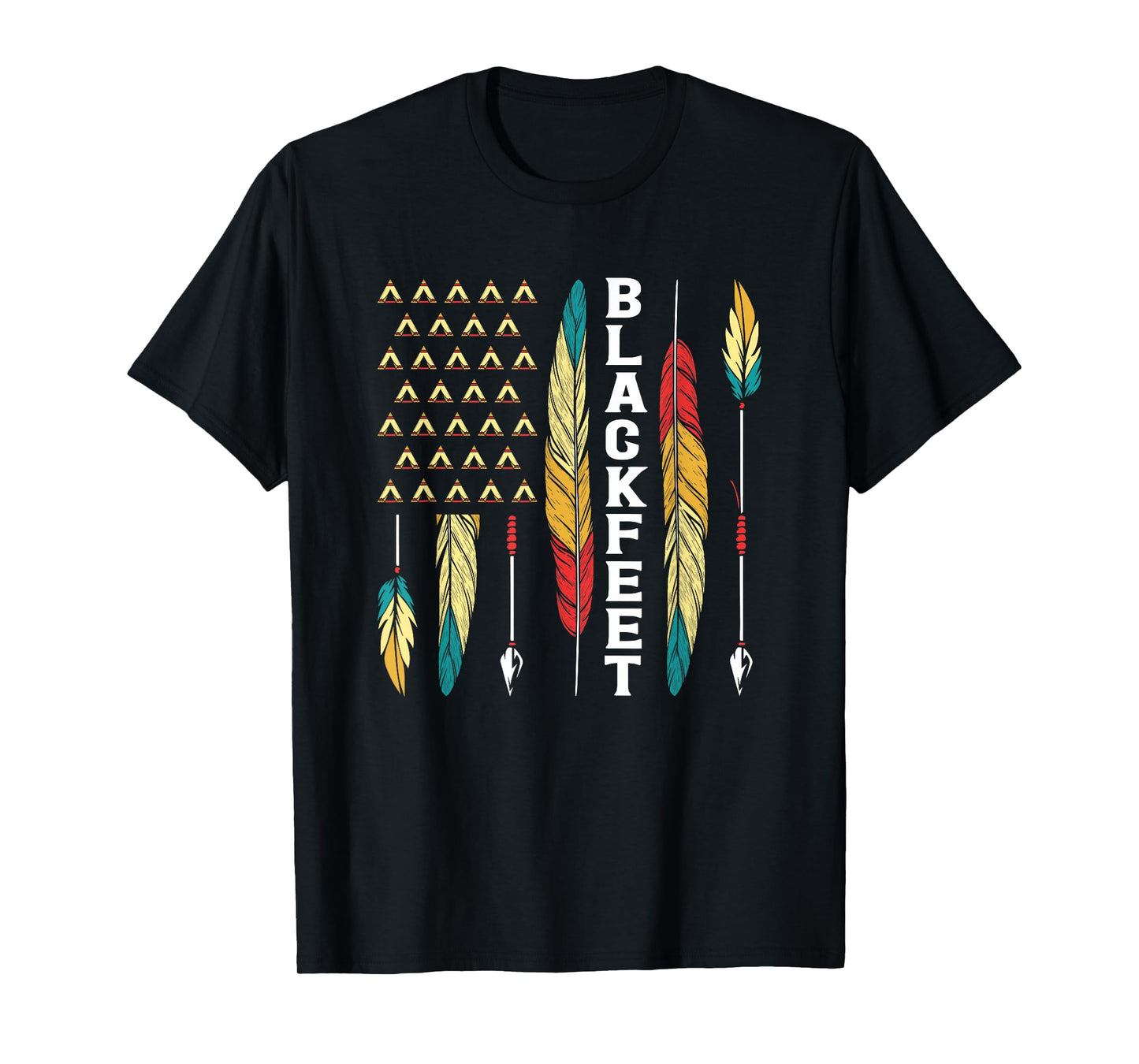 Blackfeet Flag Native Pride American Indian Tribe Blackfeet T-Shirt
