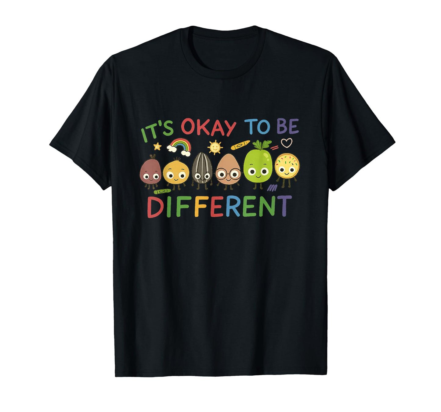 It's Okay to Be Different Cute Diversity Back to School T-Shirt