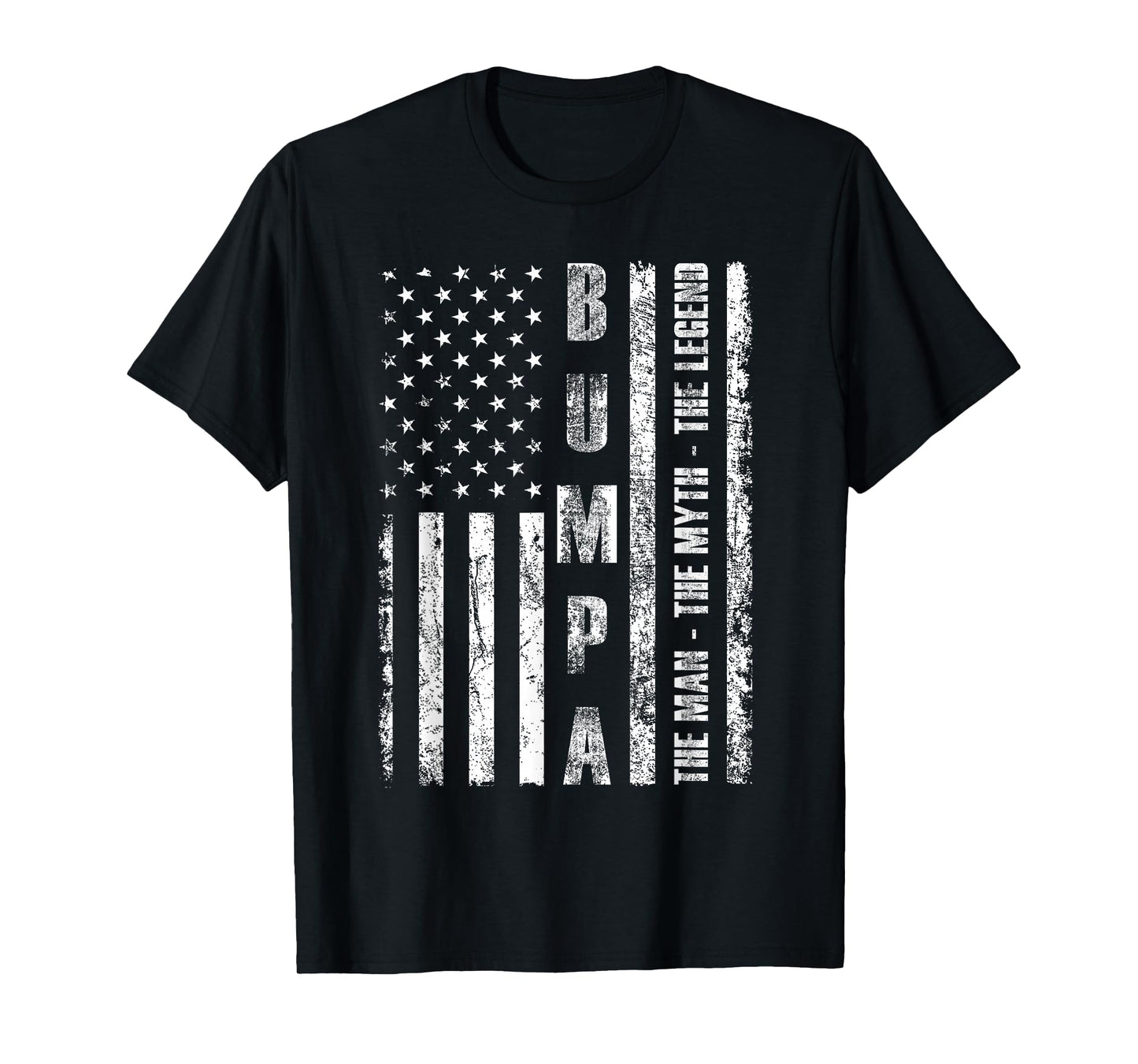 Bumpa The Man The Myth The Legend US Flag Tshirt T-Shirt