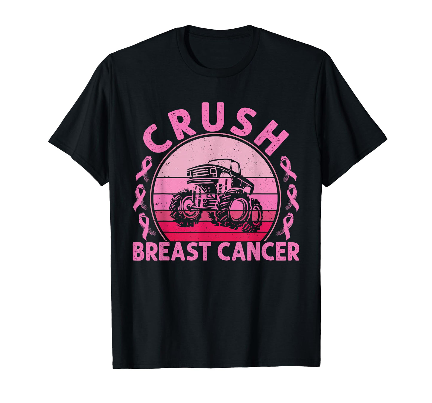 Crush Breast Cancer Awareness Women Men Boys T-Shirt