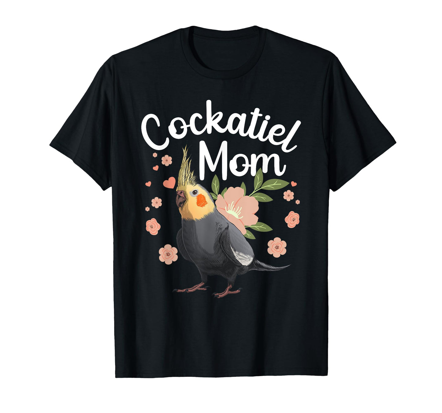 Cool Cockatiel Design for Women Girls Cockatiel Bird Lover T-Shirt