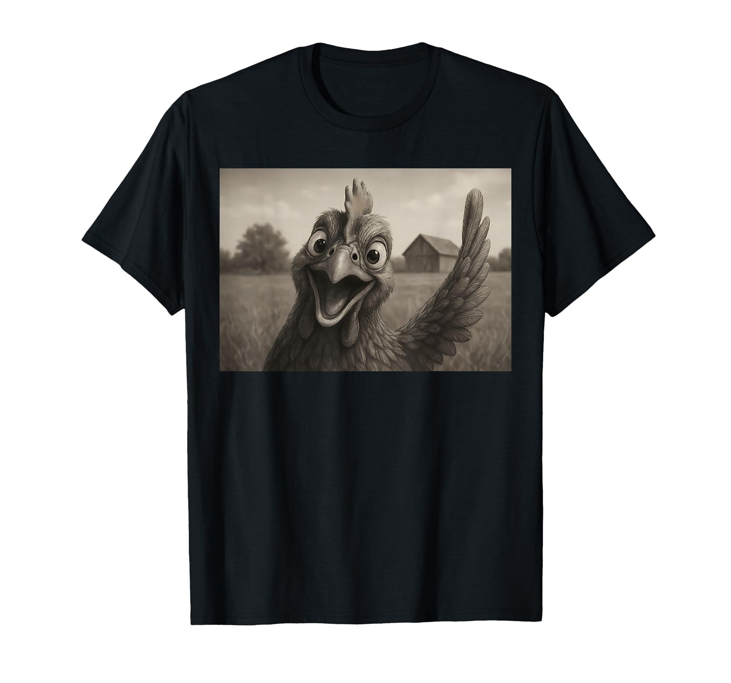 Cute Funny Chicken for Women Men T-Shirt