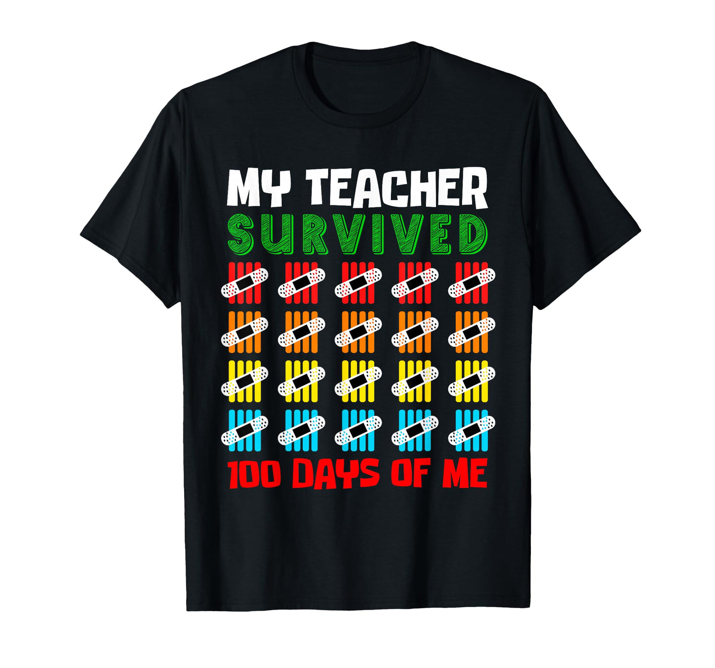 100 Days of School Kids 100th Day of School Costume T-Shirt