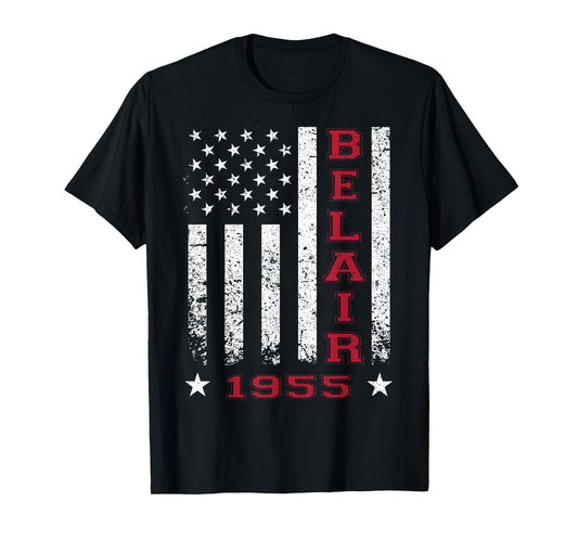 Jersey Style 55 1955 Bel Air California Vintage Muscle Car T-Shirt