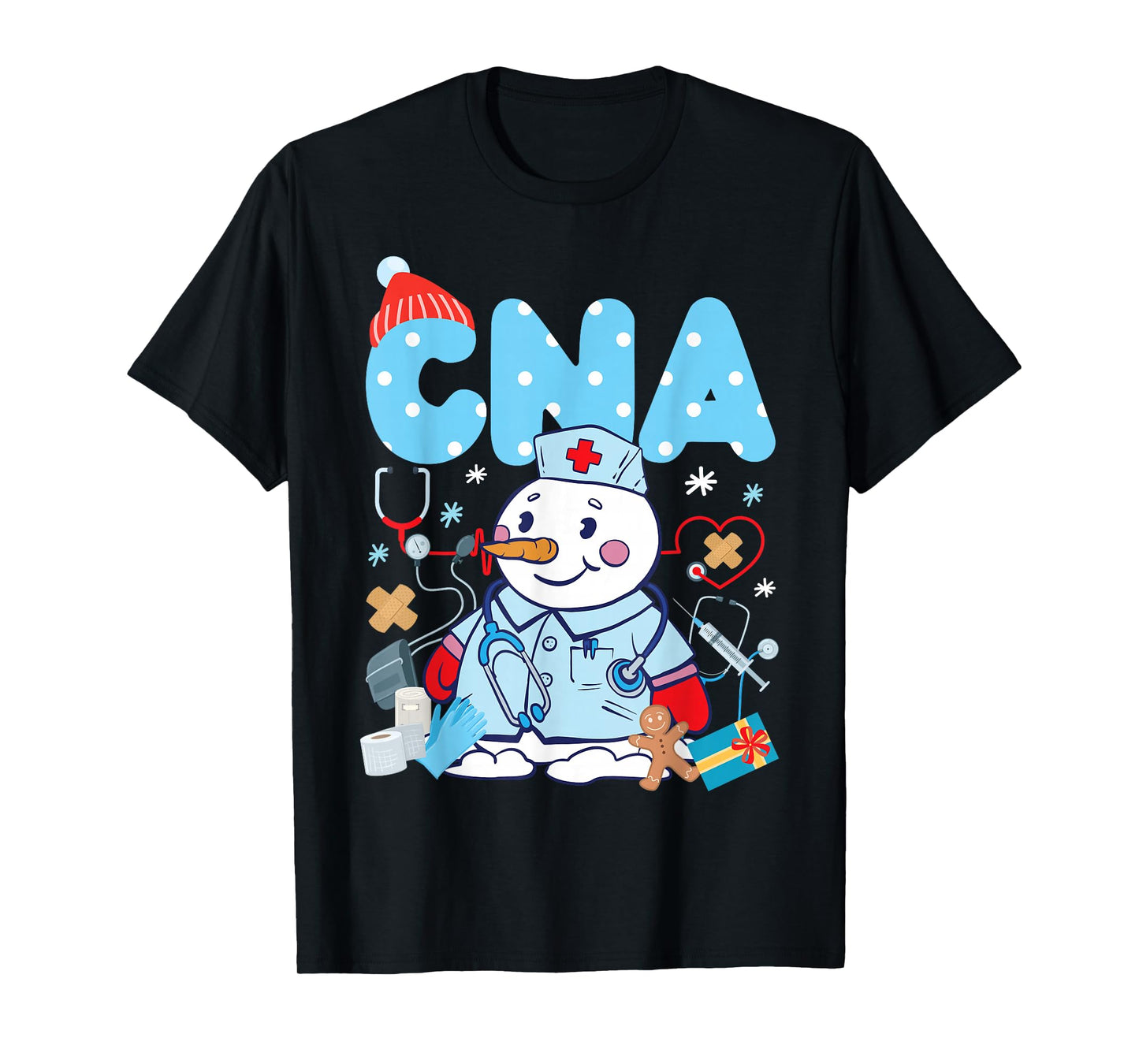 CNA Nurse Certified Nursing Assistant Christmas Cna T-Shirt