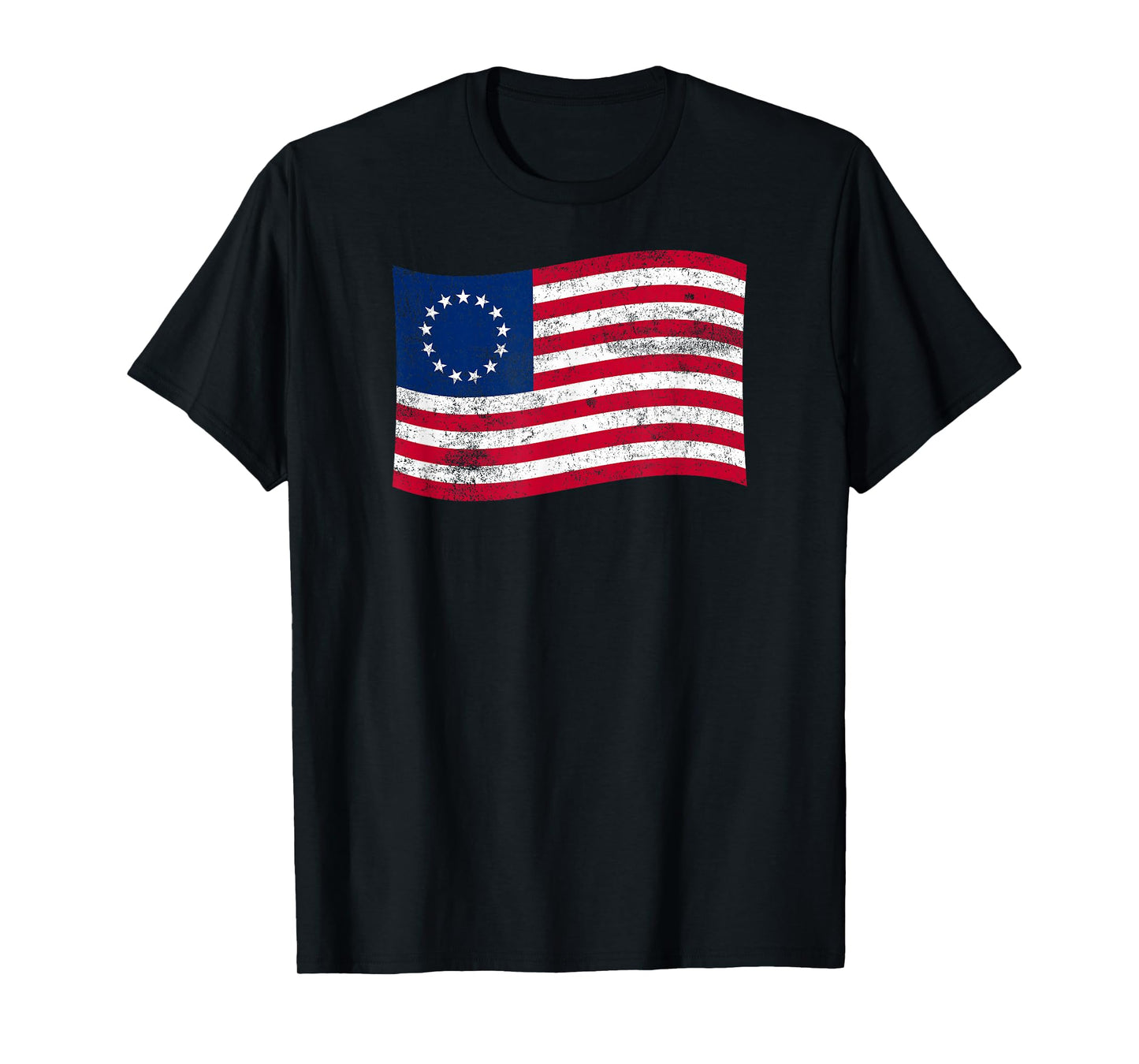 Betsy Ross Flag 13 Colonies – American History Patriotic T-Shirt