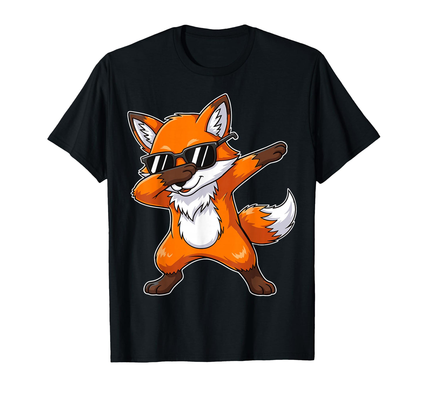 Dabbing Fox Sunglasses Foxes Animal T-Shirt