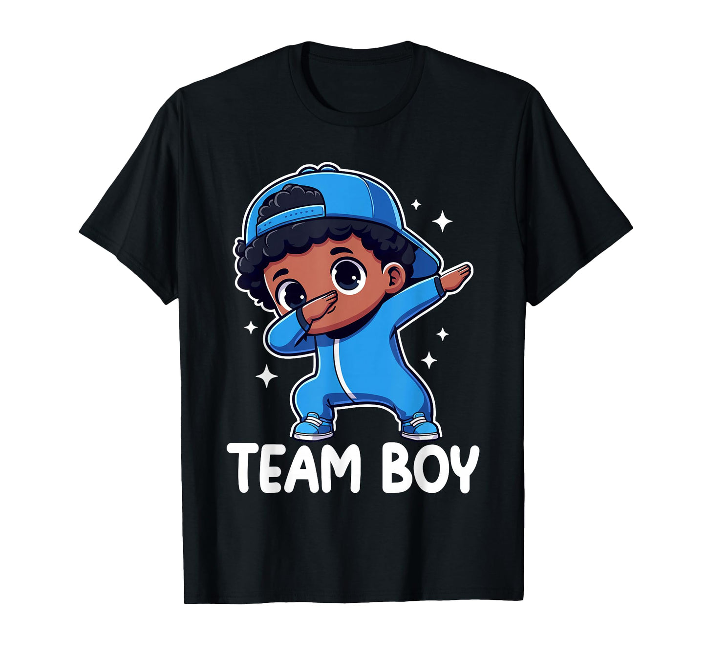 Gender Reveal Party Team Boy Baby Dabbing Announcement T-Shirt