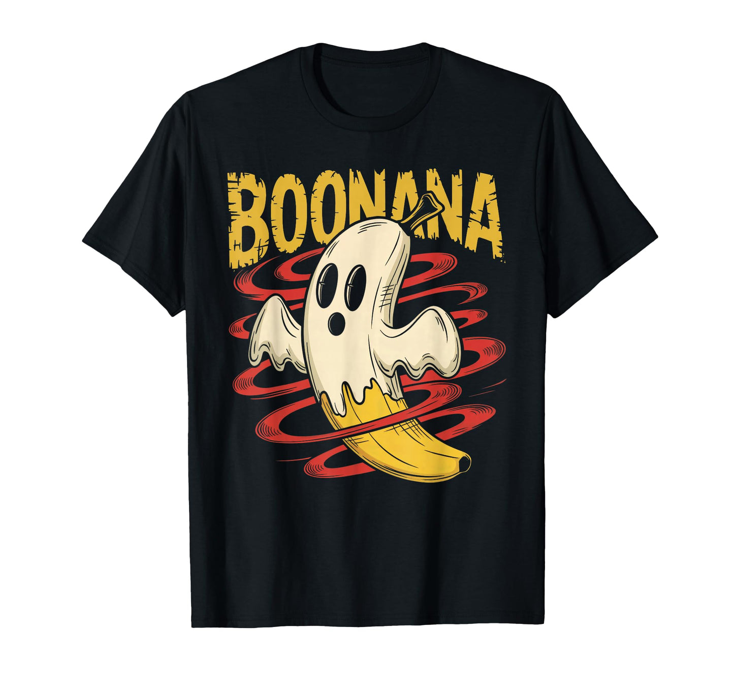 Boonana Cute Ghost Banana Halloween Costume Men Women Kids T-Shirt