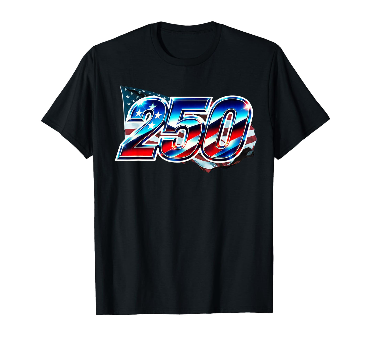 American Flag Patriotic 250th Anniversary United States T-Shirt