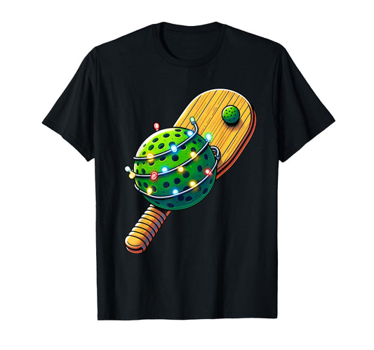 Christmas Pickle Ball Xmas Santa Pickle Ball Lovee Boy Girl T-Shirt