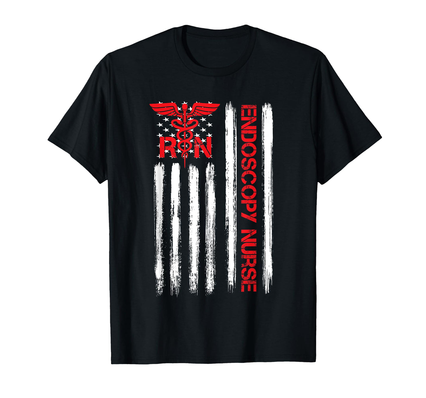 American Flag RN Endoscopy Nurse Gastroenterologist GI T-Shirt