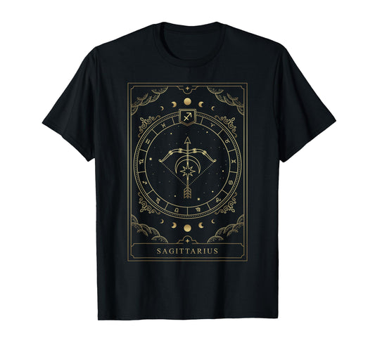 Sagittarius Horoscope and Zodiac Symbol T-Shirt