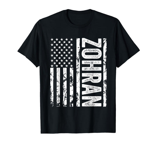 Zohran Mamdani NYC Mayor USA Flag T-Shirt
