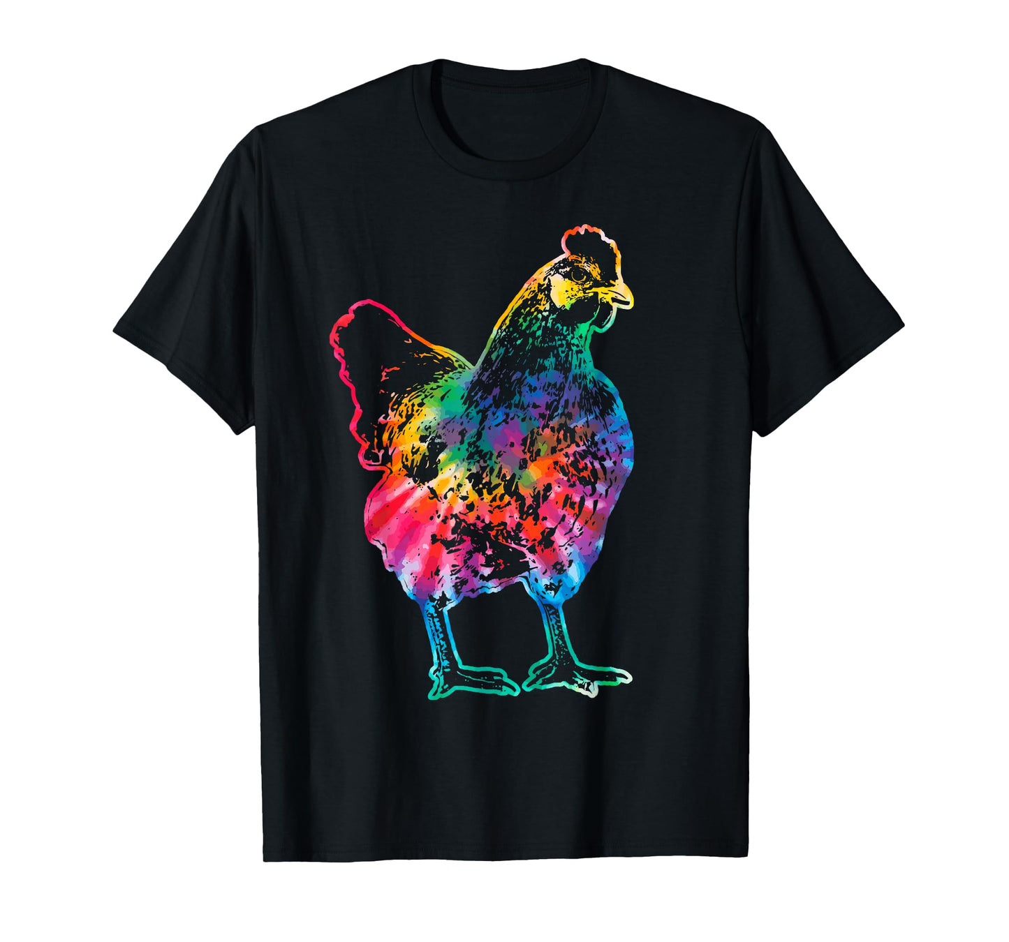 Chicken Batik Tie Dye Hippie Chicken Vintage T-Shirt