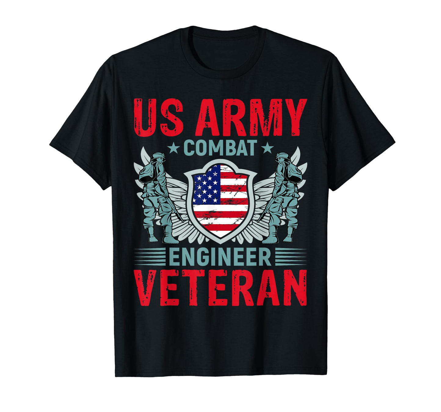 us Army Combat Engineer Veteran T-Shirt