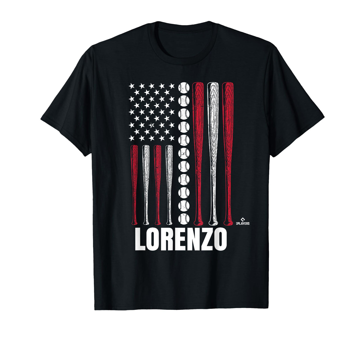 Baseball American Flag Lorenzo Cedrola Prospect Baseball Fan T-Shirt