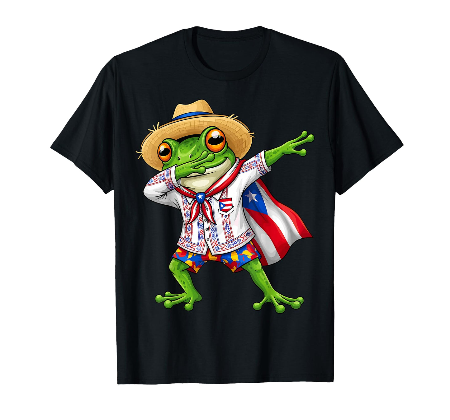 Dabbing Frog Coqui Puerto Rico T-Shirt