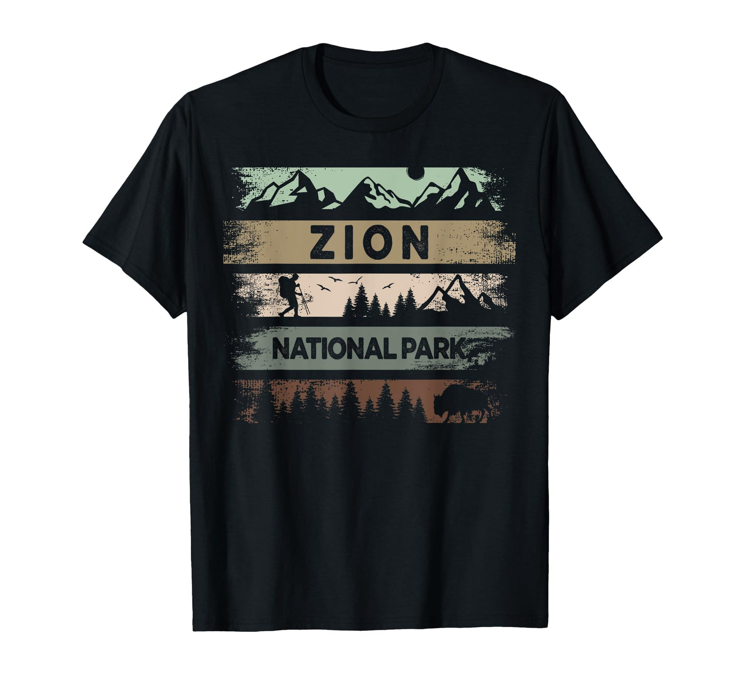 Retro Zion National Park Zion Nature Park US Vintage Zion T-Shirt