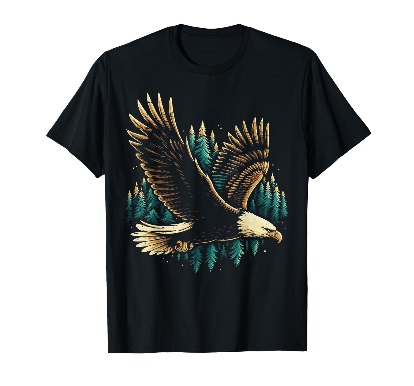 Eagle Forest Wildlife Bird Nature Men Women Kids T-Shirt