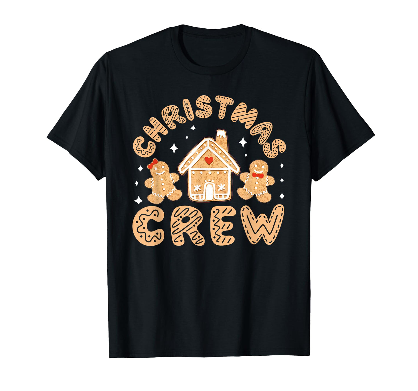 Christmas Crew Gingerbread Cookie Holiday Baking T-Shirt