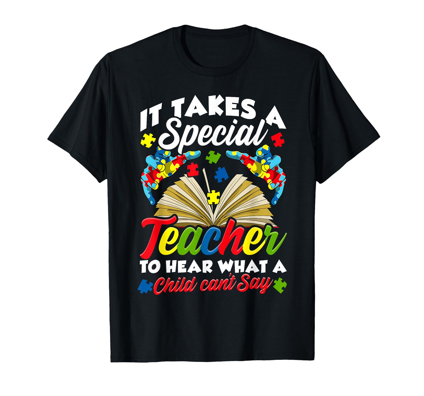 Autism Awareness Teacher Shirts It Takes A Special Teacher T-Shirt