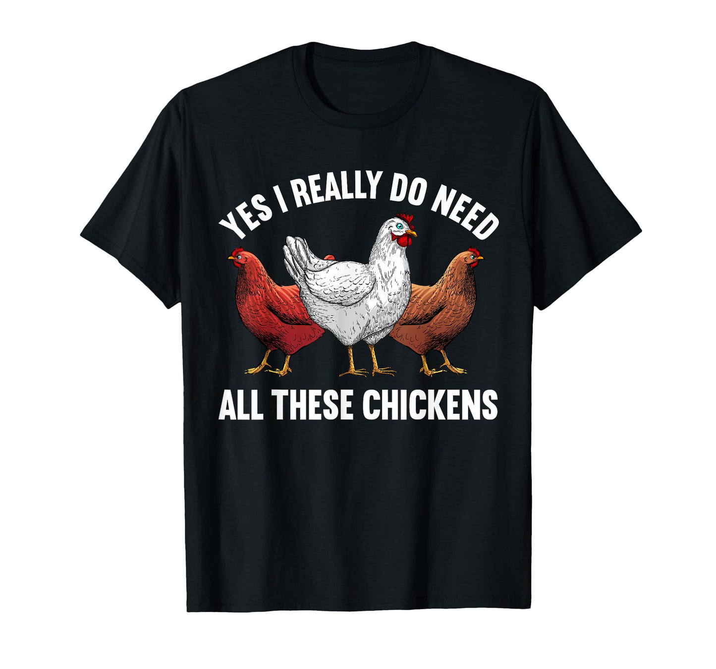 Cool Chicken Art For Men Women Poultry Animal Chicken Farmer T-Shirt