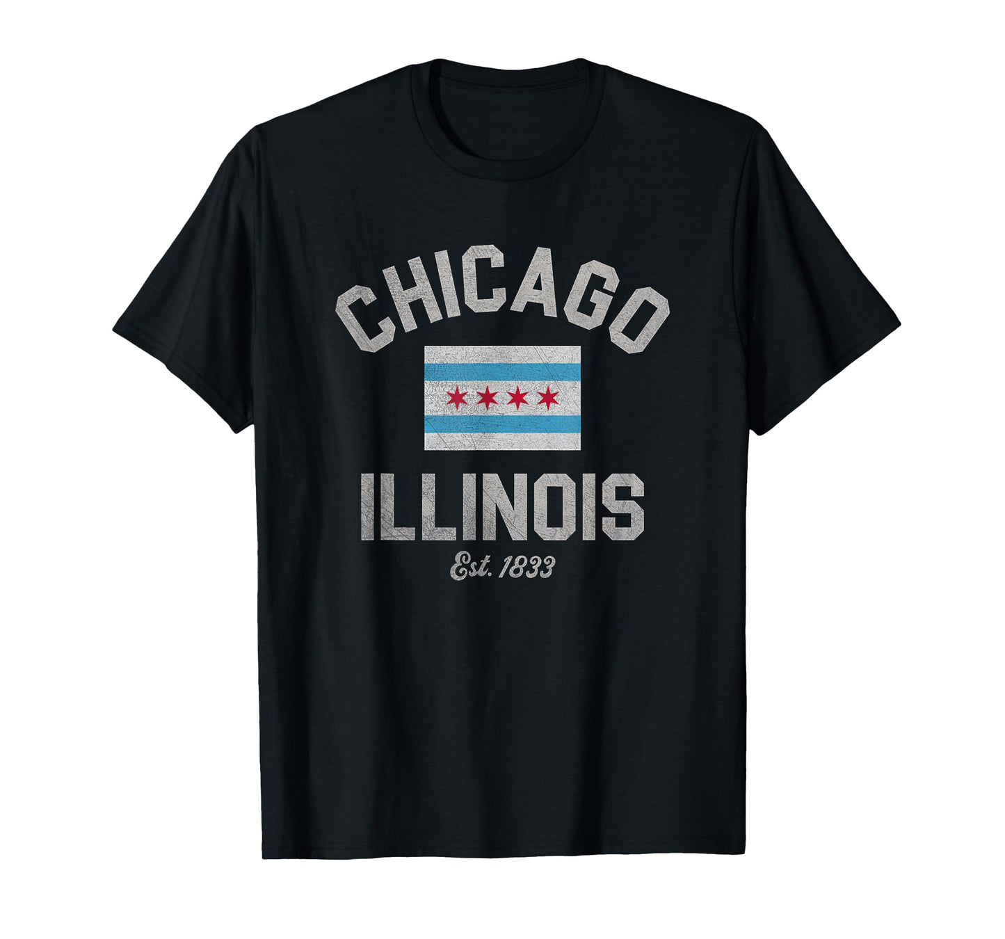 Vintage Chicago Illinois Est. 1833 Vintage T-Shirt