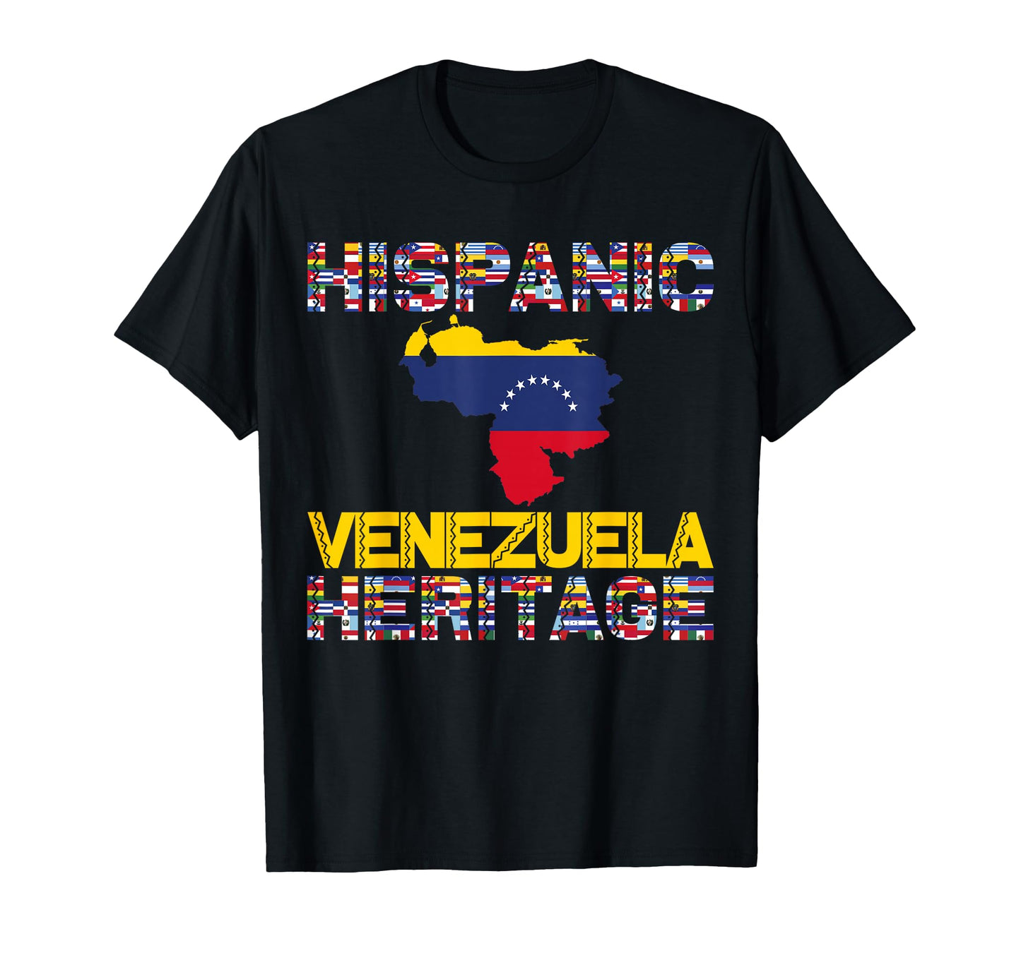 National Hispanic Heritage Month Venezuela Flag Venezuelan T-Shirt