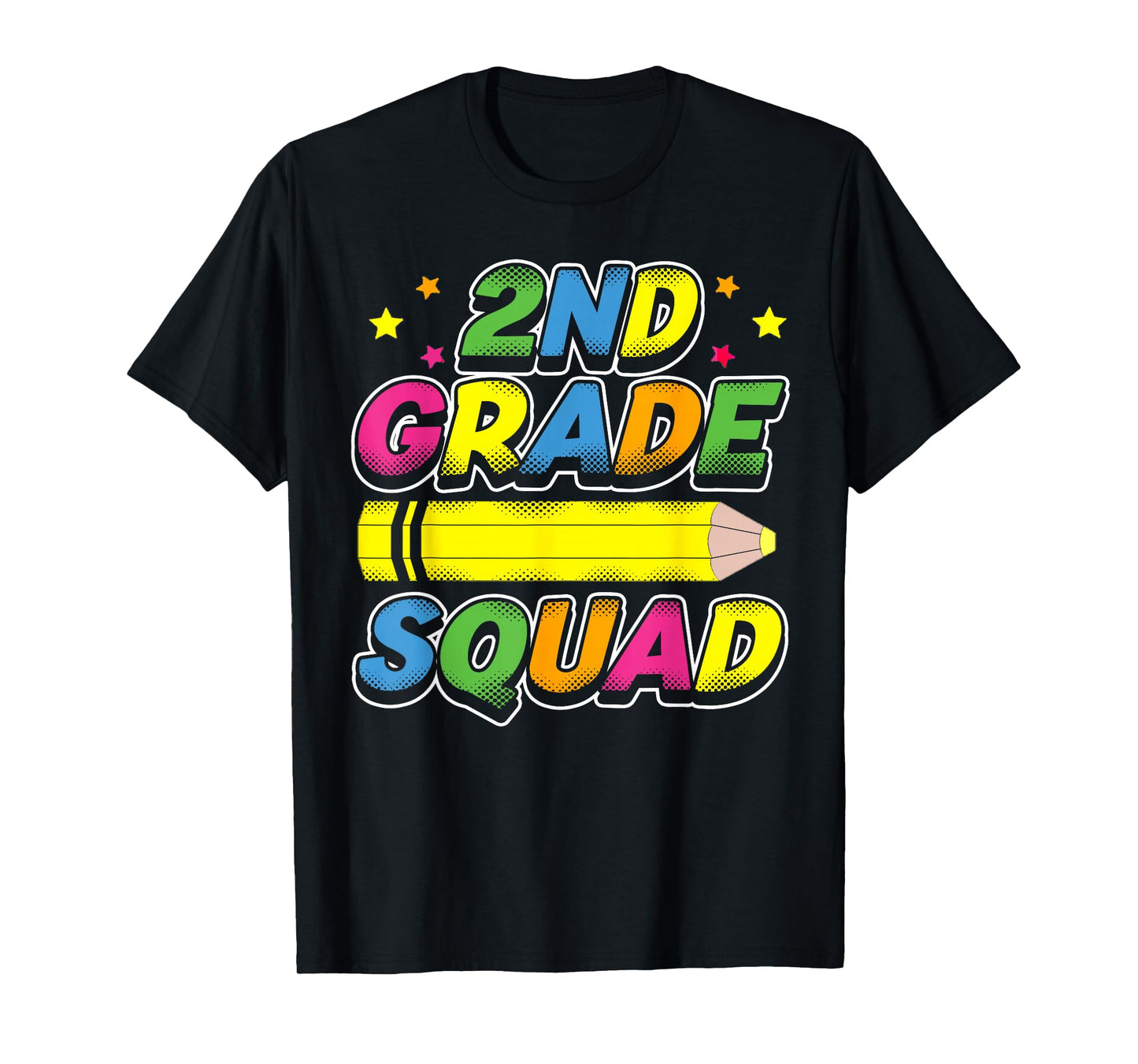 2nd Grade Squad, Teacher & Student Matching, Back To School T-Shirt